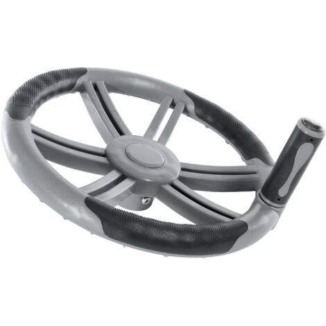 Volant Universel Haut de Gamme - Pour enrouleur de bâche couverture de piscine - Poignée inclue - Unité - POOLCO