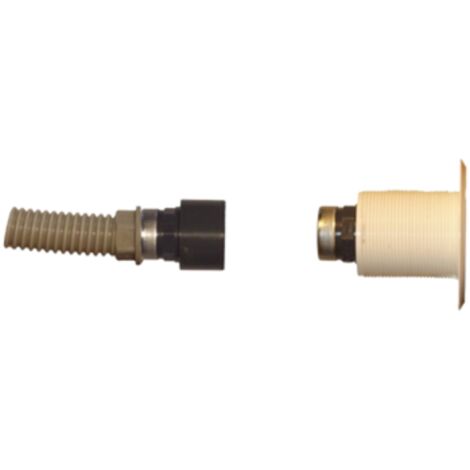 Ccei – Kit de raccordement projecteur traversée de paroi – Installation extérieure – Compatible murs béton – Câble flexible 2m pour éclairage (1/2)