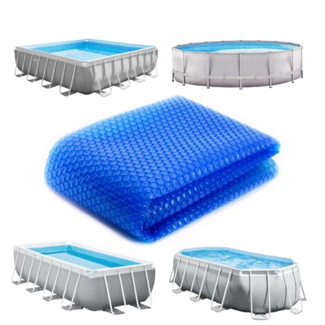 Linxor – Bâche à bulles ronde 4,57m pour piscine – 180 microns – Absorption chaleur – Réduction évaporation 90% – Protection contre impuretés