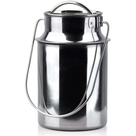 Pot à lait en inox pour le rangement et le transport
