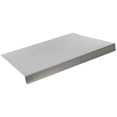 Planche à découper en acier inoxydable 47x40cm – Surface lisse et imperméable – Résistante aux rayures et à l'humidité – Visiodirect (1/5)