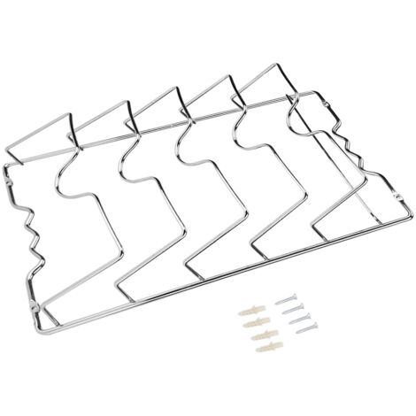 Support pour couvercles casseroles, 5 supports pour couvercles de casseroles en métal Support mural pour couvercles de casseroles Porte de placard Rangement pour casseroles et poêles pour la cuisine (1/5)