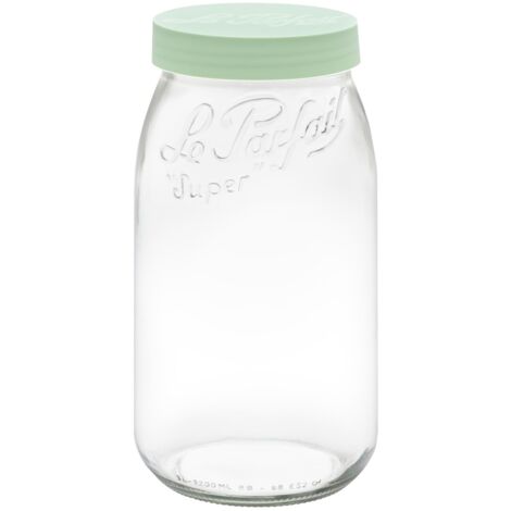Bocal Le Parfait Color Vis 3l Vert Stockage Alimentaire Hermétique Design - Le Parfait