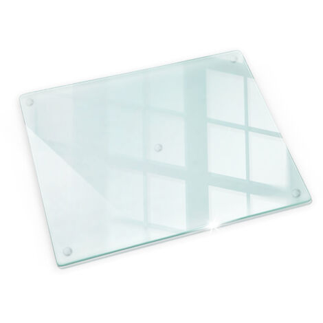 Planche à découper en verre trempé 52x40 cm – Résistante aux chocs et à la chaleur – Hygiénique et facile à nettoyer