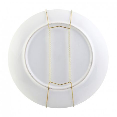 Lot de 2 fixe-assiettes à ressort – Aluminium laité – Pour assiettes de 20 à 25 cm – Fabrication française (1/4)
