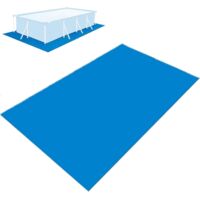 Tapis de sol pour piscine 445 x 254 cm – Imperméable et pliable – Protection durable contre les objets pointus – Installation facile – Rhafayre