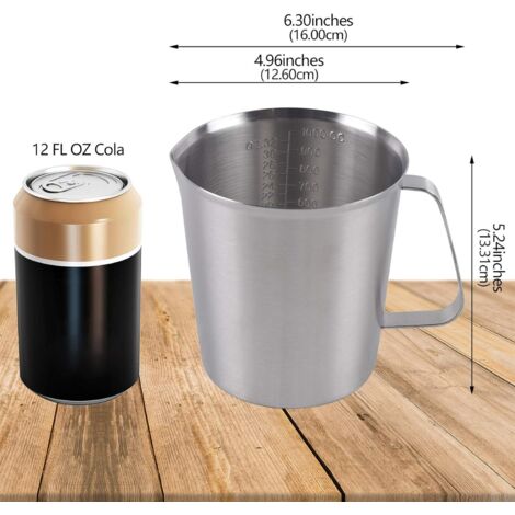 Taicols Tasse à Mesurer Réglable 4 En 1, 1 Tasse Multifonction Avec