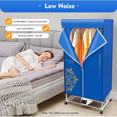 Kiseely Sèche Linge Electrique Portable, Machine de séchage