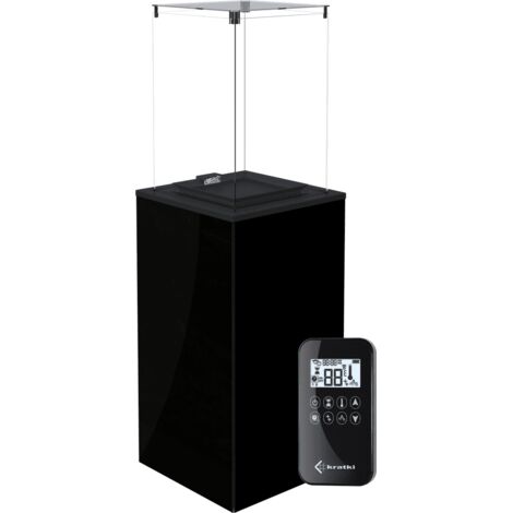 Terrassenheizer Patio Quarzsinter Blend Nero automatische Steuerung 8,2kW