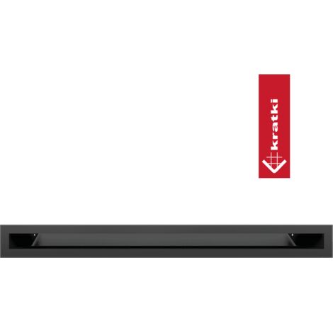 SECOTEC Lüftungsgitter 60 X 600 Mm – Aluminium, Titan-Optik, Für Sockel & Heizkörper, 1 Stück