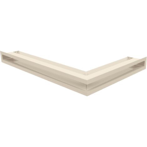 SECOTEC Lüftungsgitter 60 X 600 Mm - Aluminium, Titan/Edelstahl-Optik