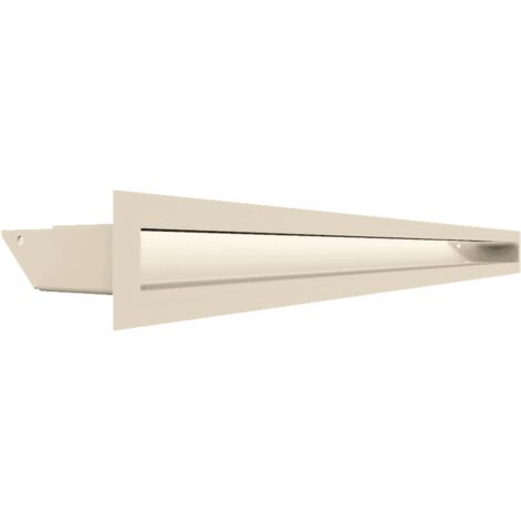 SECOTEC Lüftungsgitter 60 X 600 Mm - Aluminium, Titan/Edelstahl-Optik