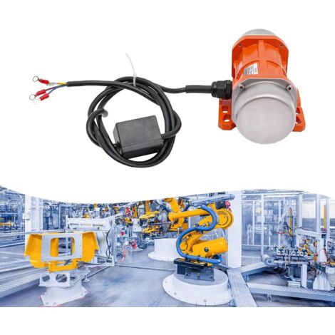 100W AC 220V Vibration Motor Vibrationsmotor Elektrischer Rüttler Mehrzweckmotor 3000 U/min für Bergbau, Metallurgie, Kohle, Elektrizität