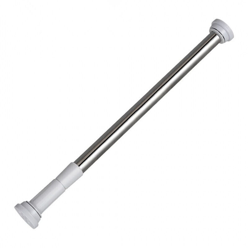 Tringle à Rideau Blanche Extensible 50-80cm SunaOmni - Barre De Douche Télescopique Sans Perçage, Charge Jusqu'à 90kg