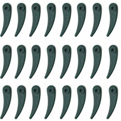 Lot de 24 lames de rechange en plastique pour coupe-bordures Bosch Durablade Art 23-18 LI Art 26-18 LI (1/5)