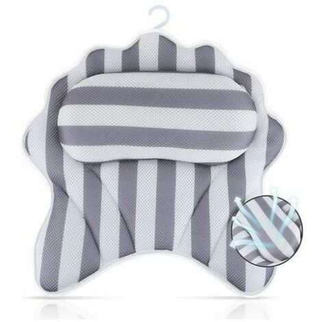 Coussin De Bain Intégral épais Blanc - Avec Sac De Rangement 51x16 Pouces