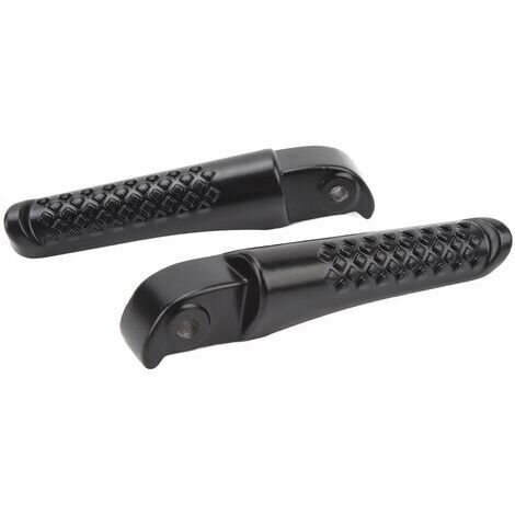 CENPEK Lot De 2 Repose-Pieds Avant Moto Caoutchouc Antidérapant Noir - Compatible CL90 CT90 CL100