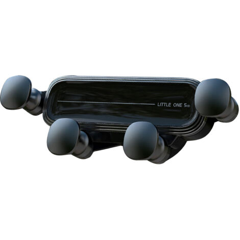 Jeffergarden Support de téléphone de voiture à gravité amélioré verrouillage automatique mains libres mini support de téléphone pour grille d'aération de voiture pour téléphone de 47 à 69 pouces gris (1/4)