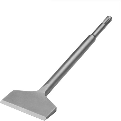 Burin, broche et ciseau de maçon,Burin SDS Plus 250 x 75 mm Burin à carrelage coudé Bent Dissolvant Burin pour carrelage