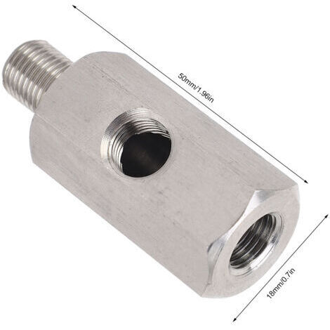 Adaptateur En T BSPT 1/8" Vers NPT 1/8" – Pour Capteur Pression Huile Et Alimentation Turbo – 3mirrors