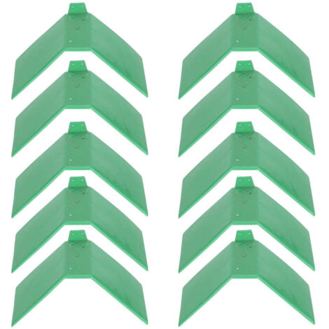 Jeffergarden 10 pièces en plastique petit vert anti-dérapant conception colombe repos support Pigeon perches perchoir cadre oiseau fournitures