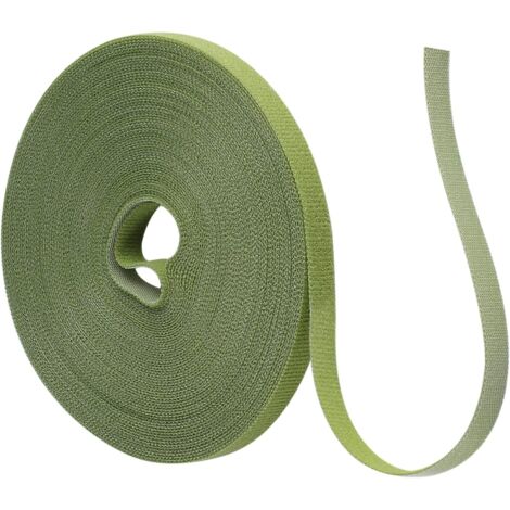Attaches de Jardin pour Plantes, 20m Liens de Plantes Bande de Fixation Réutilisable Attache Auto Agrippante pour Plantes grimpantes(Vert Gazon)
