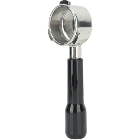 Jeffergarden Porte-filtre sans fond 54mm en acier inoxydable 3 oreilles porte-filtre à café pour Breville 8 Type C2 plastique noir (1/4)