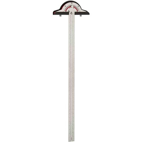 Rapporteur dAngle, Règle de Bord de Menuisier, Règle de Menuiserie à deux Bras, Règle de menuiserie à Deux bras, Outil de Mesure dangle, Règle en T de Marquage de Précision pour le Travail du Bois