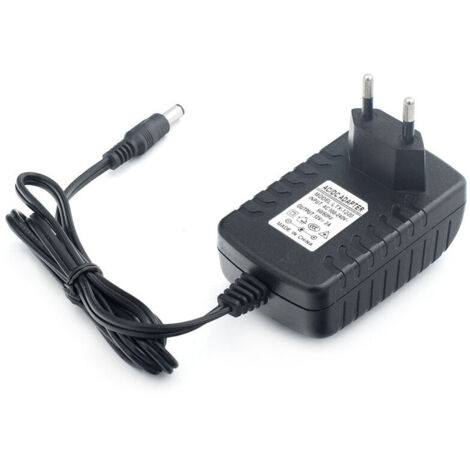 Adaptateur secteur 12V 2A pour bande lumineuse LED avec norme UE (1/3)