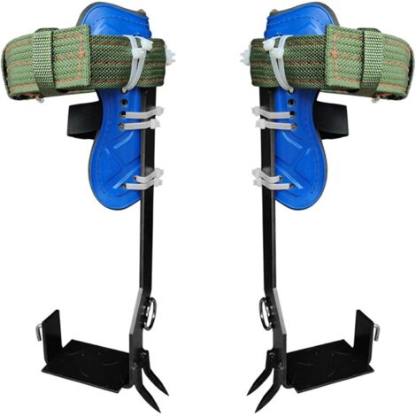 Memkey – Kit d'escalade d'arbre – 2 pics en acier – Sangles en polyester résistantes – Pour maintien optimal en hauteur