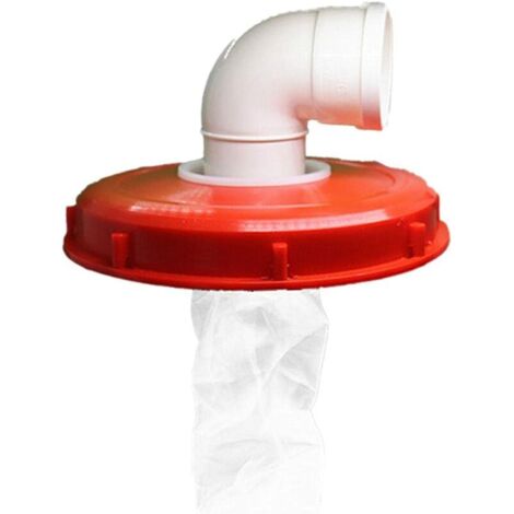 Filtre À Couvercle IBC Accessoires De Réservoir IBC Couvercle De Filtre en Nylon 163mm / 245mm avec Couvercle Supérieur De Baril d'argile De Filtre Net pour Réservoir d'eau De Pluie IBC (1/5)
