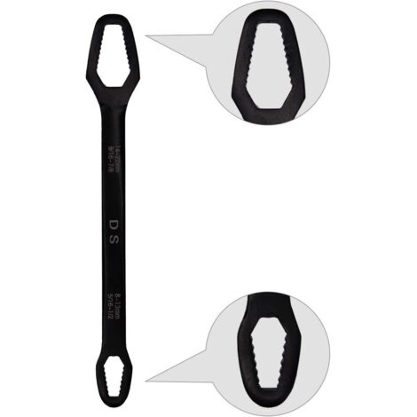 Clé à fourche universelle Clé polygonale auto-serrante Convient pour diverses vis et écrous de 8 à 22 mm (1/5)