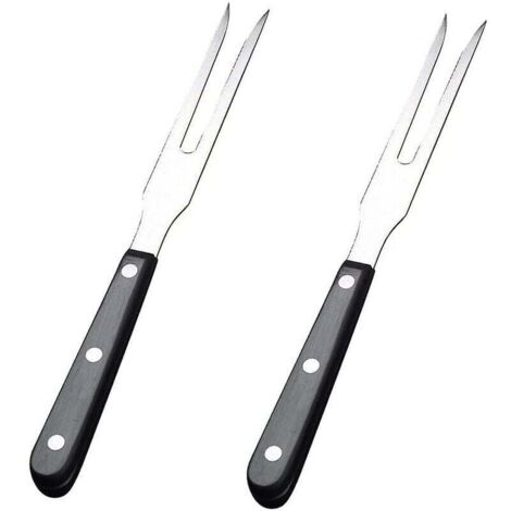 2 Pièces Fourchettes À Découper Fourchettes À Pot Fourchettes À Viande En Acier Inoxydable Pour BBQ Cuisine Dinde Rôti Dîner Festival (1/5)
