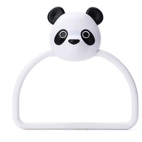 Porte-serviettes en plastique pour enfants, anneau de serviette à ventouse, porte-serviettes de salle de bain, pour cuisine d'hôtel (1/5)
