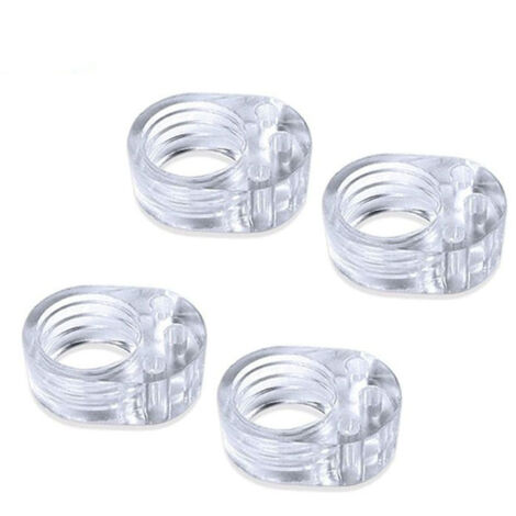 protection poignee porte - lot de 4 protège poignée porte transparents et protege mur pour poignée de fenêtre pour protéger contre les marques