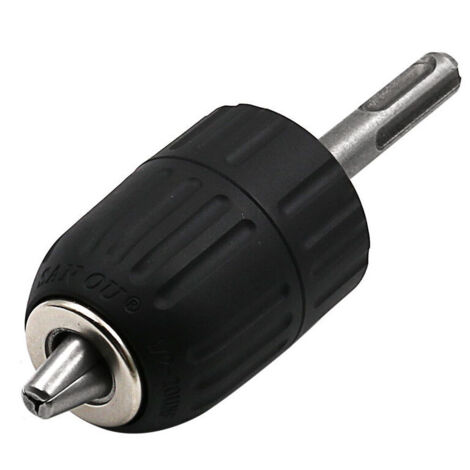 Mandrin sans clé 2-13 mm avec Adaptateur 1/2 'SDS Outil de Conversion sans clé Amovible Haute Performance pour SDS, GSB et GSR, Ensoleillé (1/5)