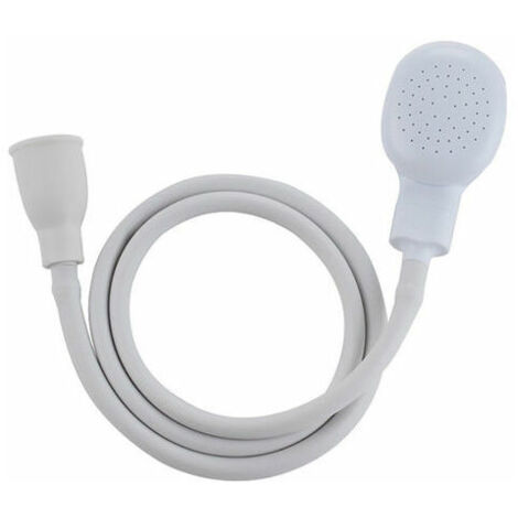 Douchette Spécial Robinet - se Connecte au Robinet du Lavabo - Permet de Rincer les Cheveux Comme chez le Coiffeur - Longueur Flexible 1m - Facile d’Utilisation (1/5)