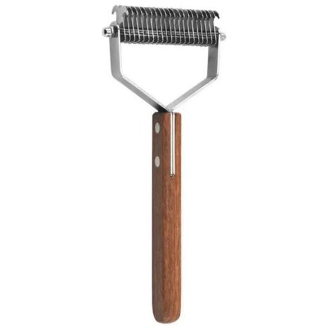 Brosse Chiens Et Chats,Peigne De Toilettage Pour Animaux Domestiques Râteau De Démêlage Réduit Considérablement La Perte De Poils (1/5)