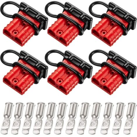 6 ensembles de connecteur rapide de batterie de calibre 6-10 50A (1/5)
