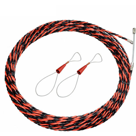 Aiguille Electricien Tire Fil Electrique Diamètre Aiguille Tire Fil, rétractable d'installation pour tire Cable et rallonge(10M)