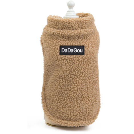 Ensoleille – Manteau pour chien en agneau cachemire – Doublure polaire chaude – Taille S – Protection contre le froid pour promenades en extérieur