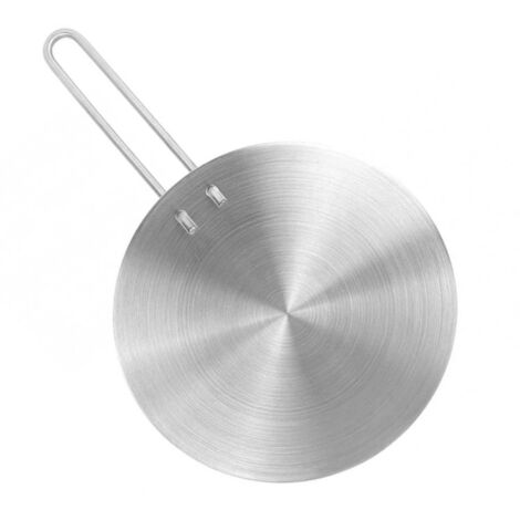 Plaque de conduction de chaleur pour cuisinière à induction, adaptateur pour cuisinière à induction, radiateur à poignée amovible(20cm)
20cm)