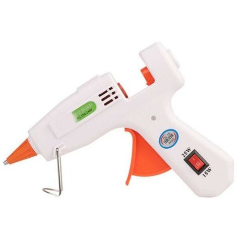 Pistolet à colle thermofusible, interrupteur de ruban rapide, manuel de ménage de 7 mm (20 W blanc) (1/5)