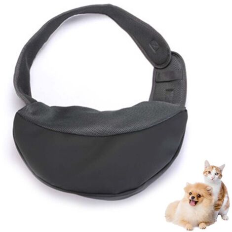 Sac De Transport Pour Chien De Compagnie, Sac À Bandoulière Mains Libres En Maille Respirante Pour Animal De Compagnie, Sangle Rembourrée Réglable, Pochette Avant, Sac À Bandoulière Unique Pour Chiens