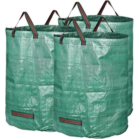 3 sacs ronds en PP pour déchets de jardin, 76 x 45 cm, 120 l (1/3)