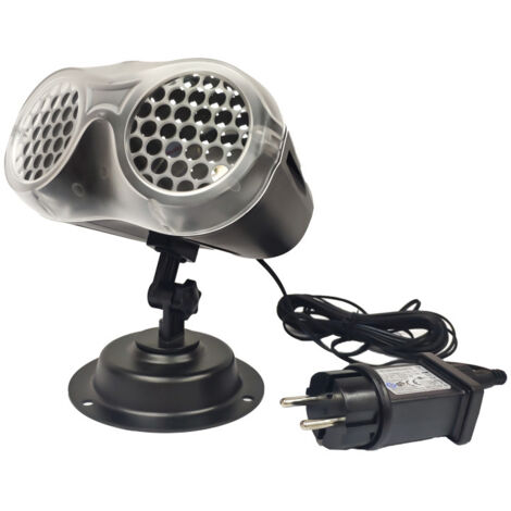 Projecteur de Neige Intérieur et Extérieur Éclairage de Projecteur de Flocon de Neige IP65 Étanche Lampe Décorative pour Jardin, Maison, Mariage, Soirée, Noël, Fêtes (1/5)
