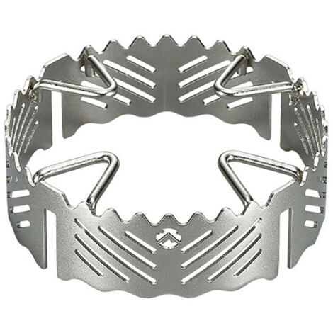 Acier inoxydable coupe-vent Wude petit poêle à quatre griffes antidérapant coupe-vent support de poêle (1/5)