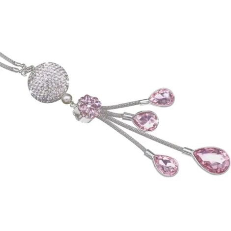 Pendentif de rétroviseur en cristal arrière de voiture, décoration suspendue (1/3)