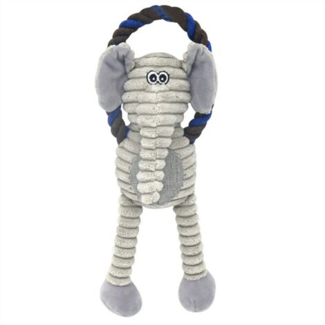 Jouets en Peluche pour Chiens Jouets à Mâcher Jouets pour Chiens Jouets d'Entraînement pour Chiens Jouant(l'éléphant) (1/5)