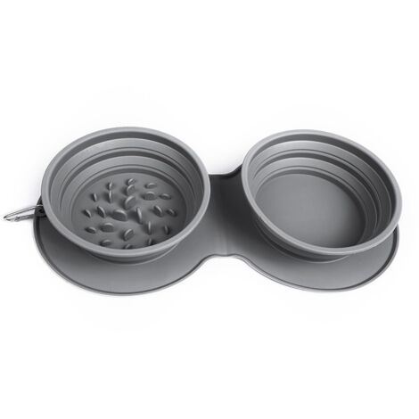 Gamelle Chien Pliable Silicone, Gamelle Pliable Chien, Gamelle Chien Voyage Pliable, Bol de Voyage Chien, Gamelle Pliable pour Chat, Gamelle Voyage pour la Randonnée, Camping (1/5)